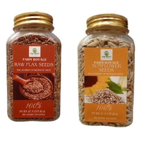 Raw Flax Seeds & Sunflower Seeds