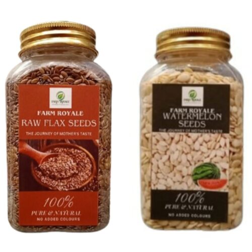 Raw Flax Seeds & Watermelon Seeds